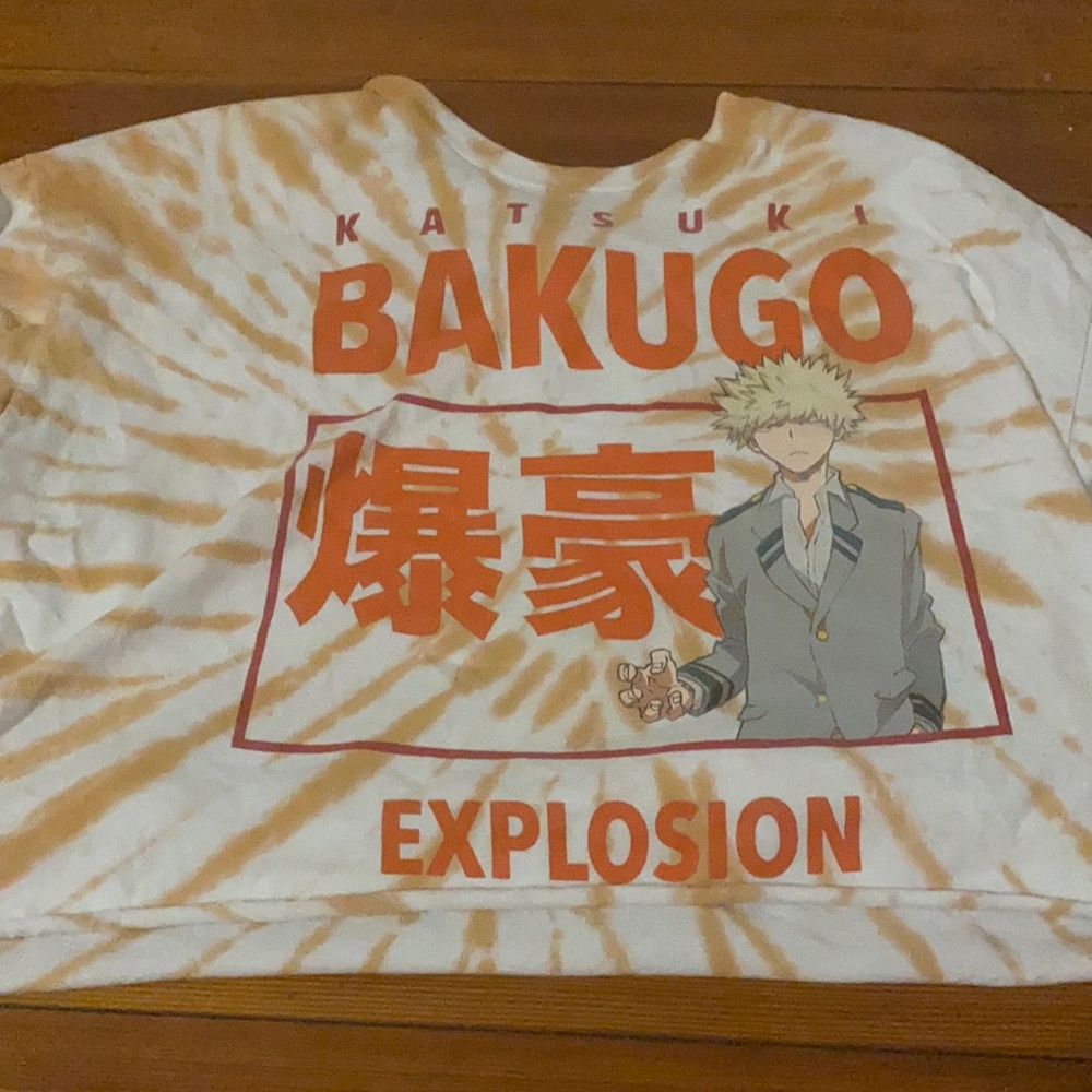 Katsuki Bakugo MHA cropped tee